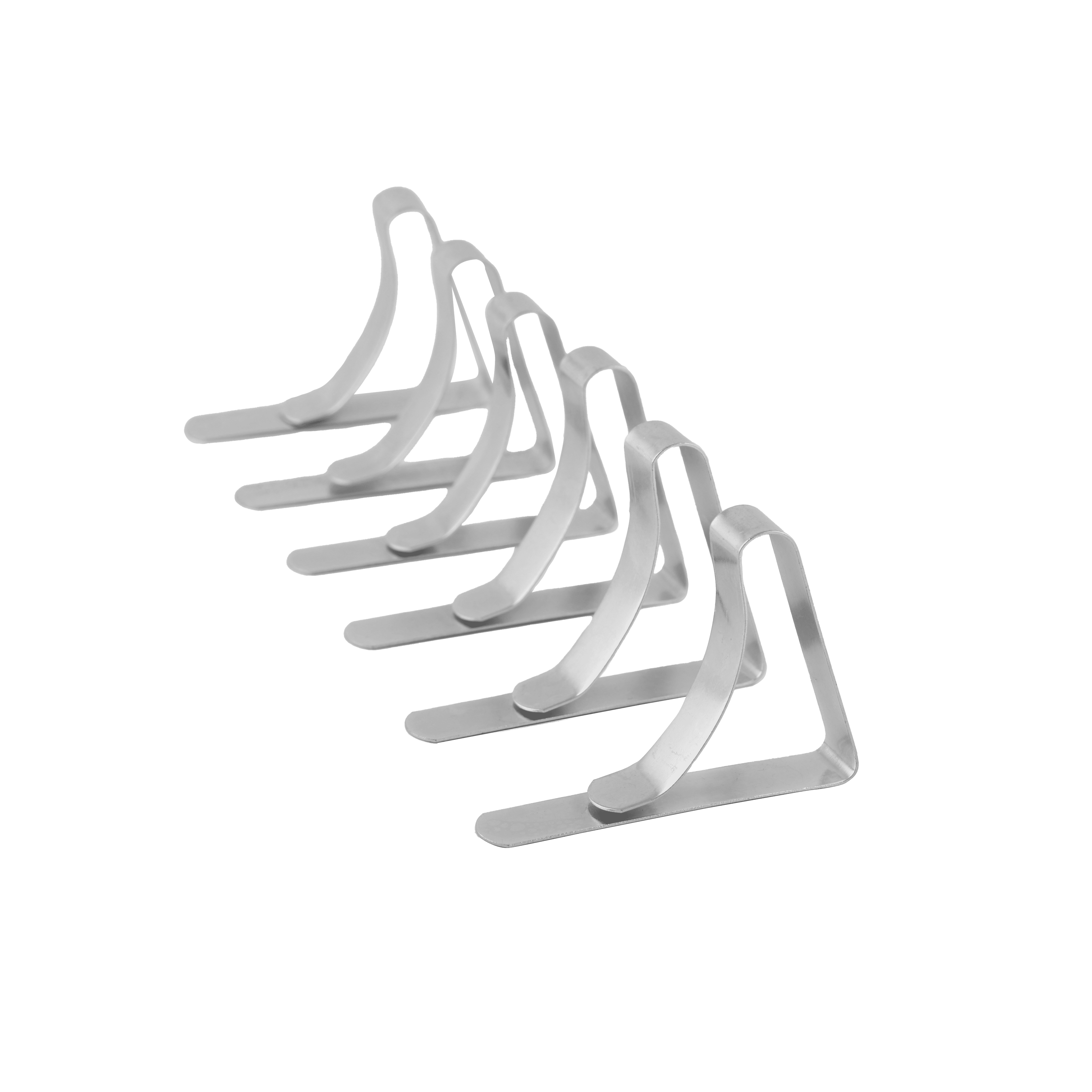 Coghlan's Spring-Loaded Tablecloth Clamps 6 pack – Adjustable Durable Holders for Picnics & Camping - Steel