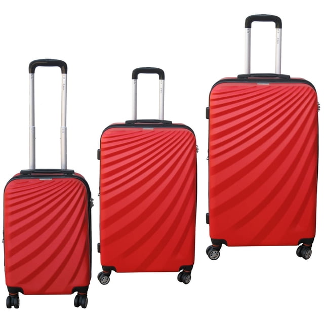 McBrine 3 Piece Abs Luggage Set