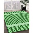thumbnail image 3 of Ahgly Company Machine Washable Indoor Rectangle Transitional Forest Green Area Rugs, 2' x 4', 3 of 7