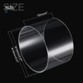 thumbnail image 2 of Unique Bargains 144mm ID 150mm OD 100mm  Clear Acrylic Pipe Rigid Round Tube for Lighting, Models, Plumbing, Crafts, 2 of 6