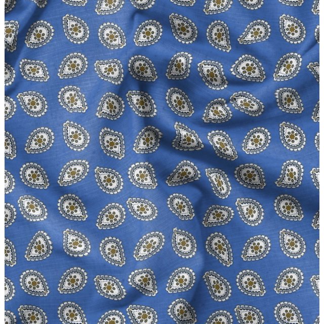 Soimoi Cotton Poplin Fabric Abstracts Abstract Print Fabric by Yard 56 Inch Wide