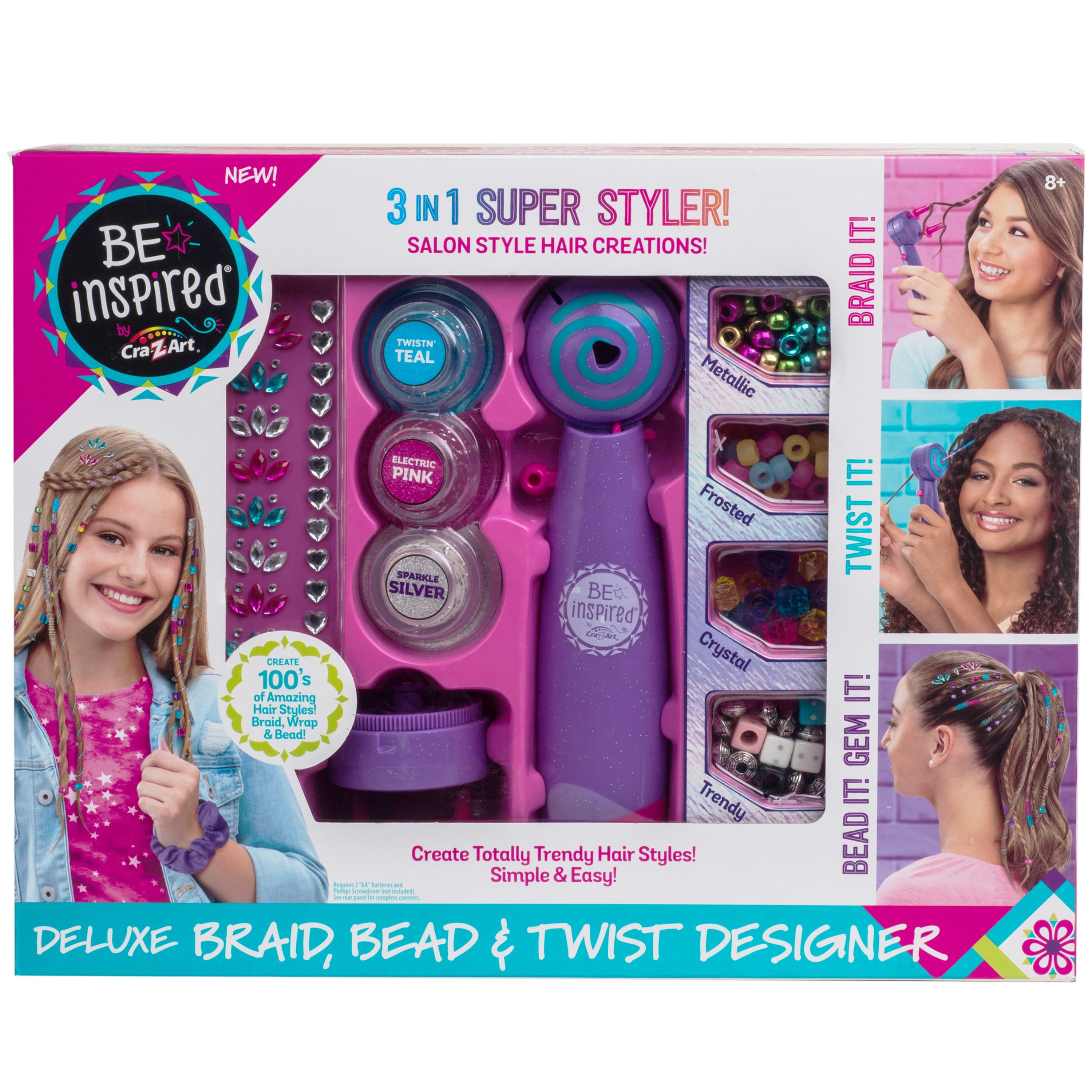 Be Inspired Concepteurde Tresses, Perles et Boucles De Luxe, 8+. Un cadeau idéal pour toutes les occasions.