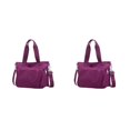 thumbnail image 2 of Wweixi 1/2/3 Durable Tote Handbag For Women - Waterproof And Wear-resistant Multiple Pockets Purple 2PCS, 2 of 6
