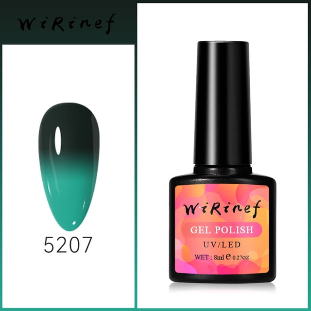 mtvxesu Nail Gel Color Changing Gel Nail Lacquer Temperature Change Gel Nail Lacquer Soak Gel Polishing Nail Art Sky Collection Gradient Nails For Nail Art DIY Home Sale