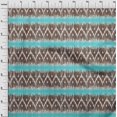 thumbnail image 3 of oneOone Tissu Viscose Georgette Chevron Ikat Imprimé 1 Yard 42 Pouces de Large, 3 of 4