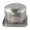 thumbnail image 1 of Mosiee Chauffage Pyramide à 4 Côtés en Acier Inoxydable, Écran Émetteur et Base de Remplacement pour Patio, 1 of 9