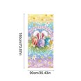 thumbnail image 3 of Fasiaou Rideau de Porte de Pâques avec Motifs à Thème de Fête pour Décoration de Fête Intérieure et Extérieure,C, 3 of 6