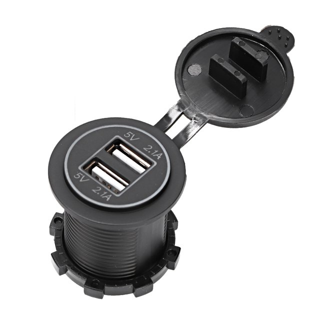 Dual Usb Car Charger Car Charger Waterproof Car Charger Car Mobile Phone Charger Motorcycle Charger Waterproof Car Motorcycle Boat 4.2A Double Aperture USB Mobile Phone Charger