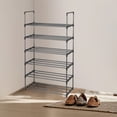 thumbnail image 1 of Boovnll Étagère à Chaussures Extra Grande Étagère de Rangement pour Chaussures Étagère de Rangement pour Chaussures Étagère à Chaussures Robuste pour Garde-Robes Garages et Couloirs Étagère à Chaussures Empilable pour Entrée Noir, 1 of 1