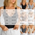 thumbnail image 4 of JDQJBZ Slim Cami Shirts Basic Undershirt Tanks Ribbed V Neck Fitted Casual Sleeveless Shirt, 4 of 5