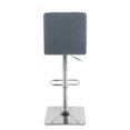 thumbnail image 2 of CorLiving Quinn Modern Fabric Upholstered Adjustable Height Barstools Set of 2 - Swivel Bar Stools with Back, Perfect Kitchen Stools for Island, Bar Chairs & Counter Height Stools, 2 of 9