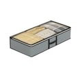 thumbnail image 2 of Foldable Underbed Storage Bags, Xinsrenus Breathable Zippered Organizer For Blankets Clothes Comforters, Clear Window With Handles For Bedroom, 2 of 6