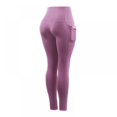 thumbnail image 2 of Pantalon de Yoga Sport Taille Haute pour Femmes 2021, Séchage Rapide, Respirant, Extensible, Compression, Court, Bleu#01, 2 of 5
