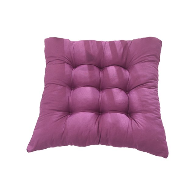 serony Waterproof Seat Cushion For Outdoor Activities Breathable Polyester Fabric Pearl Filling Polyester Fabric Is purple 1Set