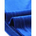 thumbnail image 5 of INSPIRE CHIC Haut en Velours à Col Roulé pour Femme à Manches Longues Chemises de Travail Blouse Basique en Velours Grand Bleu Royal, 5 of 5