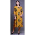 thumbnail image 2 of Bimba Kurti Imprimée à Manches 3/4 Tenue d'Été Kurta Tunique Droite pour Femmes, 2 of 6