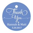 thumbnail image 1 of 100 Pcs Papier Cadeau Rond Personnalisé Merci à Suspendre Tags Cadeaux de Mariage Personnalisés Tags, 1 of 1