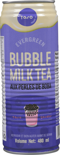 Evergreen Taro Bubble Milk Tea