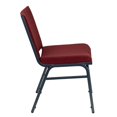 thumbnail image 4 of Bowery Hill Upholstered Stacking Chair in Burgundy, 4 of 6