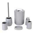 thumbnail image 3 of Bathroom Accessories Set, Bathroom Necessities Kit Durable Electroplating Toothbrush Holder  For Hotel For Home Grey, 3 of 8