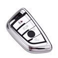 thumbnail image 1 of TPU Car Styling Soft Key key shell Key case Protection Cover Case Replacement for BMW 525/530li/X3/X1/X5/X6 Auto Key Holder Shell, 1 of 4