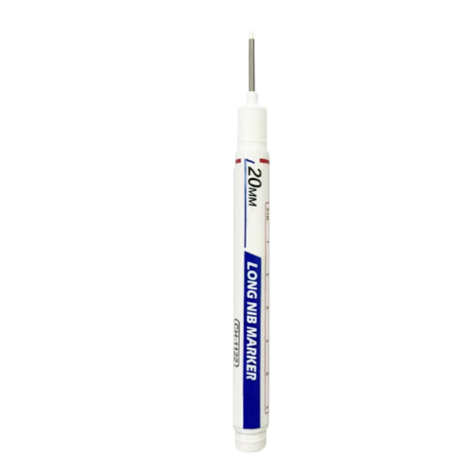 Yuehao Long Head Deep Hole Marker 2024 Upgrade Markers Carpenter Ink Marker Pens Long Nib Marker Colorful Carpenter Deep Reach Markers Construction Marke 3Ml, 1X Long-Tipped Markerwoodworking Tools