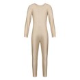 thumbnail image 1 of Jizyo Combinaison de Danse Ballet à Manches Longues pour Filles, Nude 3TG, 1 of 5