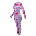 thumbnail image 3 of FOCUSNORM Combinaison de Noël Imprimée pour Femmes, Manches Longues, Col Rond, 3 of 6
