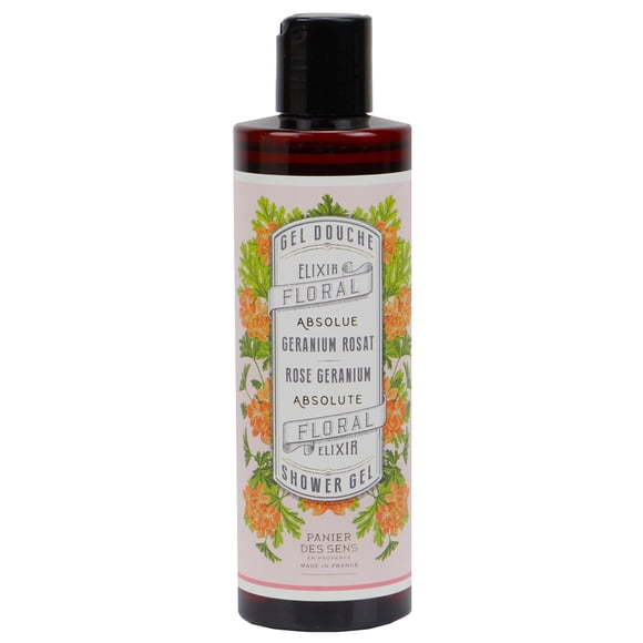 Panier Des Sens Gel Douche au Géranium Rose 8,4 Onces