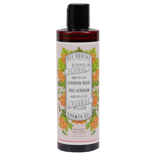 Panier Des Sens Gel Douche au Géranium Rose 8,4 Onces
