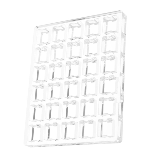 Miulika Switch Tester Base Acrylic Plate for Cherry Switch Display Board Spare Parts 5x6 board