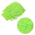 thumbnail image 4 of Unique Bargains Large Double-Side Microfiber Soft Chenille Dusting Wash Mitten Light Green, 4 of 5