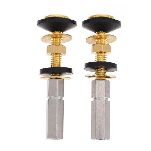 2 Pcs Vis de Siège de Toilette Fixations Vis Charnières Boulon Pièces de Rechange pour Toilette