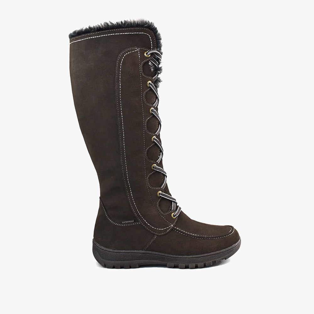 Comfy Moda Bottes d'Hiver pour Femmes Warsaw avec Doublure en Fourrure et 3M Thinsulate