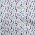 thumbnail image 1 of oneOone Polyester Spandex Purple Fabric Cactus Sewing Craft Projects Fabric Prints By Yard 56 Inch Wide, 1 of 5