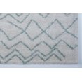 thumbnail image 3 of Ladole Rugs Tapis de Zone Contemporains Durables à Treillis, Fabriqués à la Machine, en Ivoire-Vert d'Eau, 3 of 4