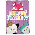 thumbnail image 1 of Couverture Squishmallows "Feeling Mallow", 1 of 3