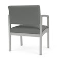 thumbnail image 5 of Lenox Steel Reception Waiting Oversize Guest Chair / Silver Steel / Light Gray, 5 of 5