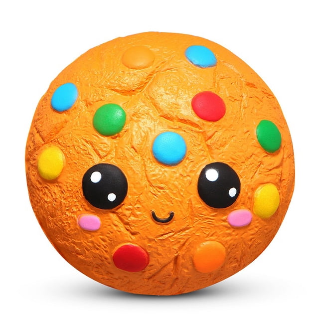 Cute Squishy Slow Rising Soft Squeeze Fidget Toy Scented Relieve Stress Funny Kid Xmas Gift, Cake