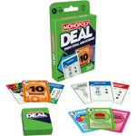 Monopoly Deal Jeu de cartes, jeu de cartes de famille à jouer rapidement pour 2-5 joueurs, âges 8+