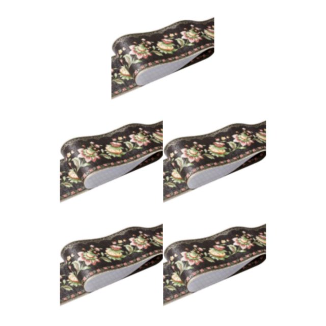 maskred Easy Maintenance High-end Wallpaper For Living Room Decor Waterproof Surface balck lantern flowe 5Set