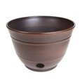 thumbnail image 2 of Liberty Garden Banded High Density Resin Hose Holder Pot with Drainage (3 Pack), 2 of 6