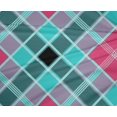thumbnail image 4 of oneOone Polyester Lycra Fabric Tartan Check Printed Fabric 1 Yard 56 Inch Wide, 4 of 4