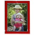 thumbnail image 1 of Silver Plated 8x10 Metal with Red Enamel Picture Frame, 1 of 1