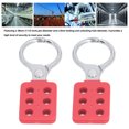 thumbnail image 4 of Insulation Padlock Hasp, 6PCS High Security Firm Lockout and Tagout Hasp  for Workshops, 4 of 7