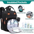 thumbnail image 3 of Baby Essentials Travel Bag with Changing Pad, Stroller Straps & Pacifier Case, 3 of 17