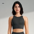 thumbnail image 2 of Yuyuzo Sports Bras for Women Wireless High Support Seamless Stretchy Full Coverage Active Workout Crop Tank Tops, 2 of 5