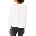 thumbnail image 2 of Hanes Womens ComfortSoft EcoSmart Crewneck Sweatshirt, M, White, 2 of 3