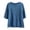 Blue, variant on LUOGENLI Female Shirts Embroidered T Shirt for Women Summer Short Sleeved Top Plus Size High End T Shirt for Women Ethnic Style Clothing Womens T-shirts Graphic Tees Vintage St. Patrick's Day Blue XL