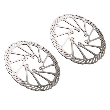 Bike Disc Brake Rotors, High Hardness 2 Pcs Ventilation Hard Wearing Corrosion Resistance Disc Brakes For Riding 180mm/7.1in,160mm/6.3in